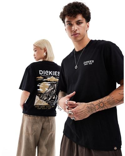 Dickies Eagle Point Short Sleeve Back Print T-shirt - Black