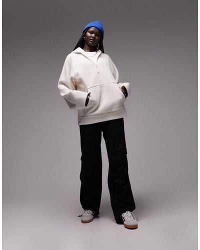 Topshop zip best sale hoodie