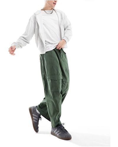 Reclaimed (vintage) Balloon Trousers - Green