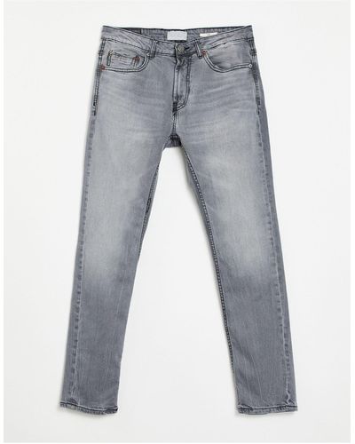 Pull&Bear Jeans slim chiaro - Grigio
