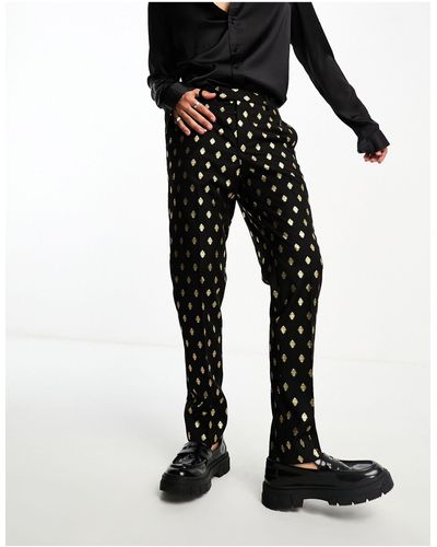 Twisted Tailor Puccini Slim Suit Pants - Black