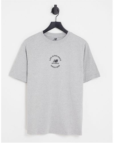 New Balance Camiseta unisex life - Gris