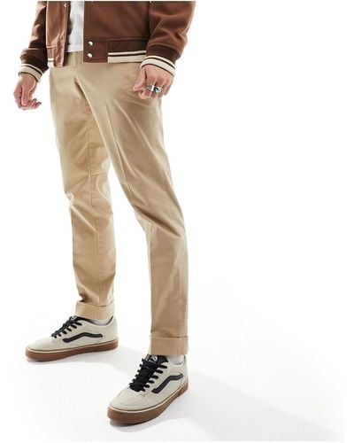 Polo Ralph Lauren Chester - pantalon chino habillé en coton stretch - fauve - Blanc