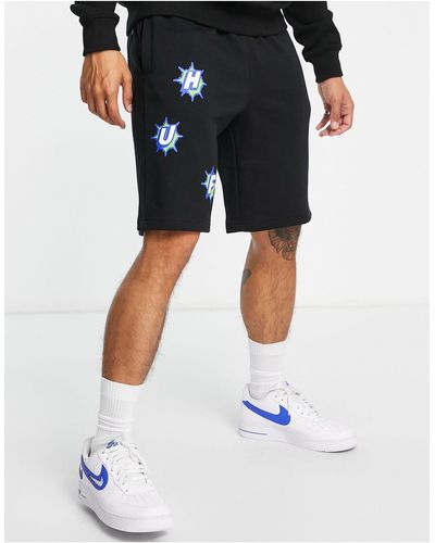 Huf Pantalones cortos s con estampado - Azul