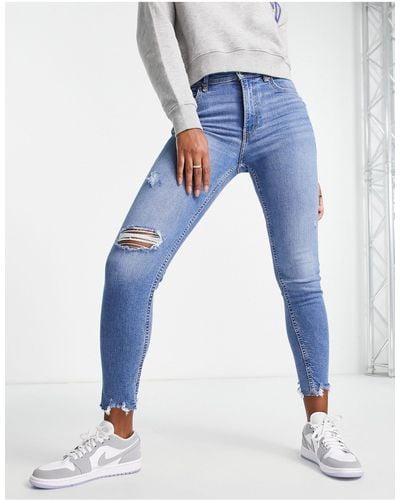 Jeans skinny Bershka da donna | Sconto online fino al 55% | Lyst