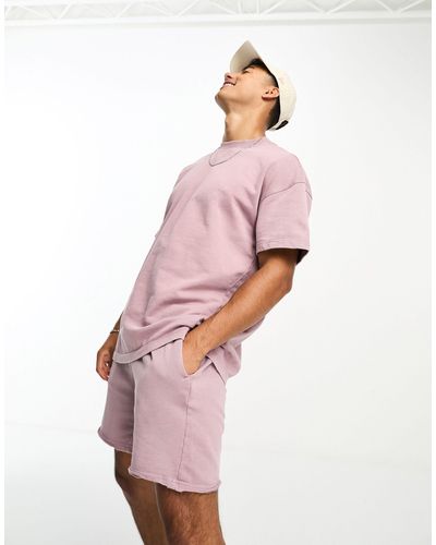 Only & Sons Co-ord Jersey Short - Pink
