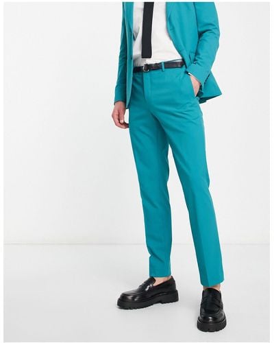 River Island Suit Trousers - Blue