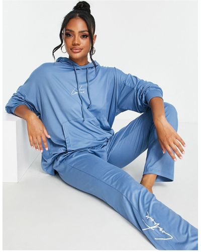 The Couture Club Hoody Lounge Set - Blue