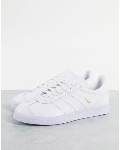 adidas Originals Gazelle - sneakers triplo - Bianco