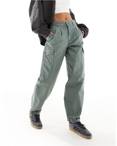 Carhartt Collins - pantaloni cargo comodi verdi - Blu