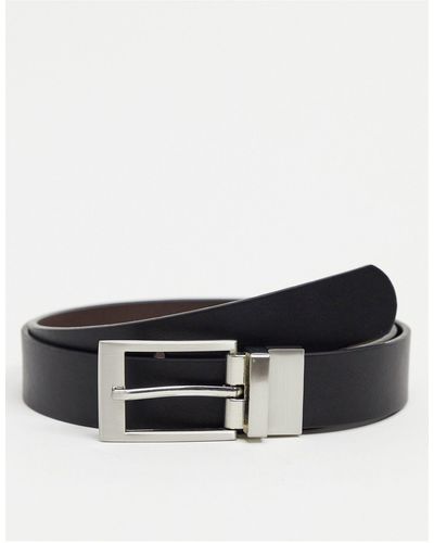 ASOS Smart Faux Leather Reversible Belt - Multicolour