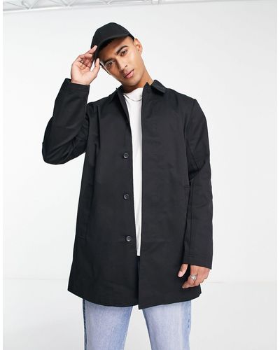 ASOS Gabardina negra ligera - Negro