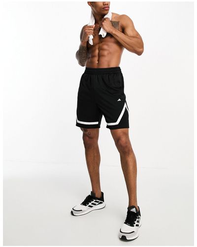 adidas Originals Adidas – basketball pro block – shorts - Schwarz