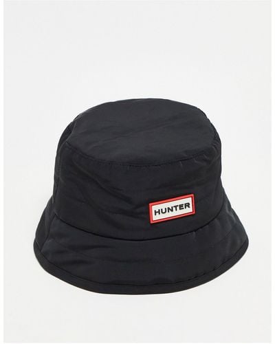 HUNTER Quilted Logo Bucket Hat - Blue