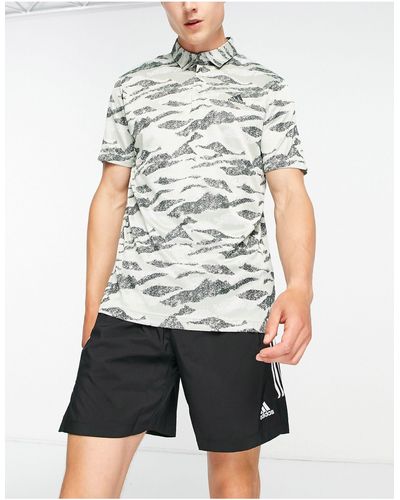 adidas Originals Horizon - Poloshirt Met Camouflageprint - Groen