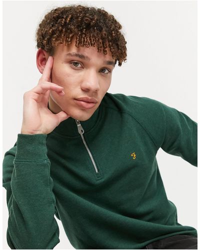 Farah – jim – sweatshirt aus baumwolle - Grün