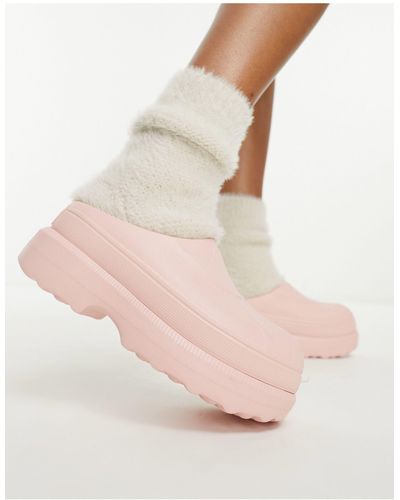 Sorel Caribou Clog Shoes - Pink
