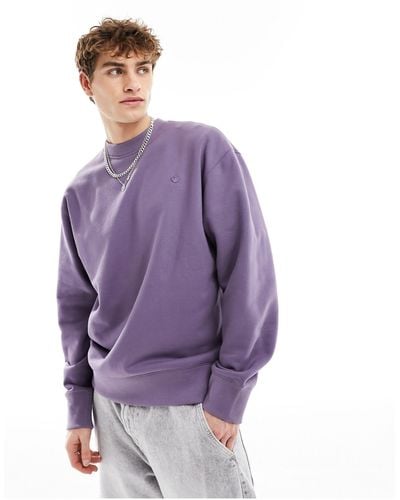 adidas Originals Adicolor Contempo Crew French Terry Sweatshirt - Purple