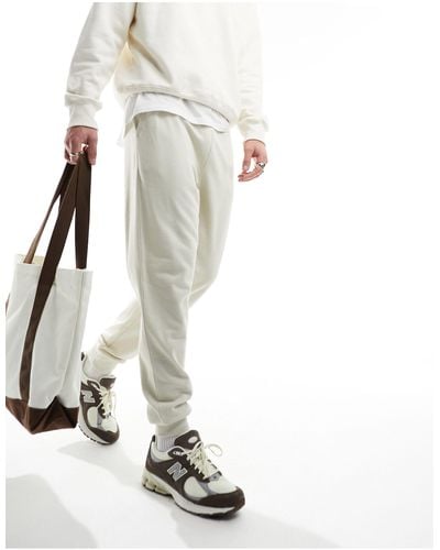 ASOS Tapered sweatpants - White
