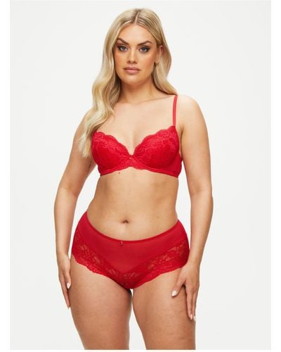 Ann Summers Sexy Lace Planet Short - Red