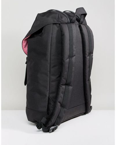 Herschel Supply Co. – retreat – er rucksack mit gummierten trägern - Schwarz