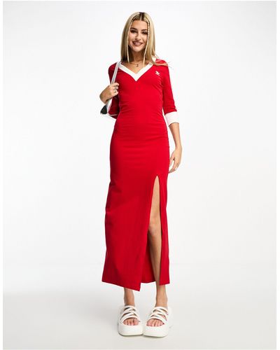 adidas Originals Adicolor - robe - écarlate - Rouge