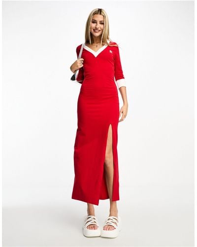 adidas Originals Adicolor - vestito scarlatto - Rosso