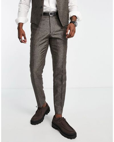 French Connection Suit Pants - Natural