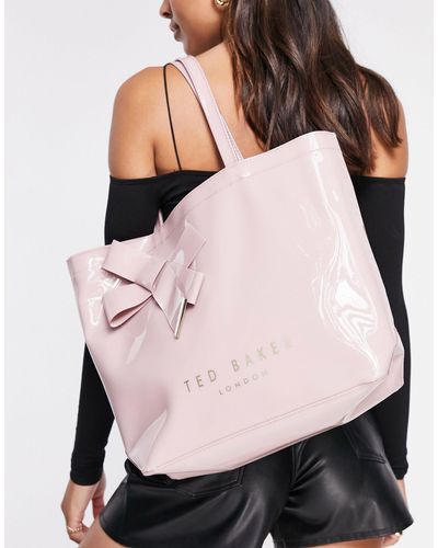 Ted Baker Large Icon - Serenity Print Tote - Pink In Rose Gold