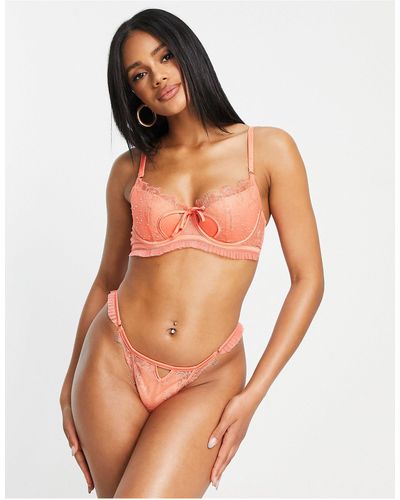 Ann Summers Tanga color - Naranja