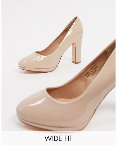 Simply Be Abigail Pumps - Natural