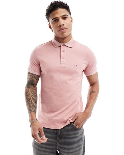 Tommy Hilfiger Collar Slim Fit Polo - Pink