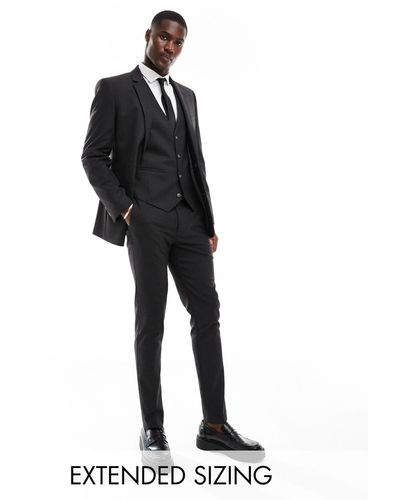 ASOS Skinny Suit Trousers - Black