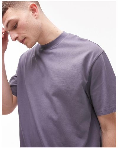 TOPMAN T-shirt oversize medio - Viola