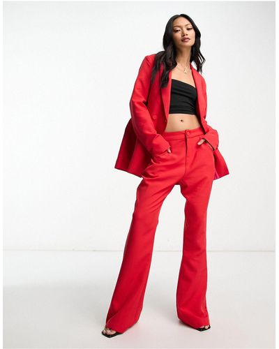 Never Fully Dressed Dynasty Slouchy Pants - Red