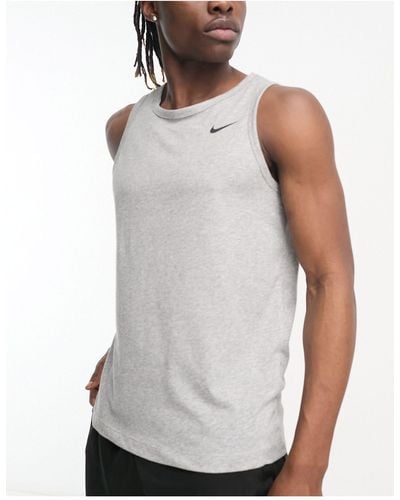 Nike Camiseta sin mangas dri-fit - Blanco