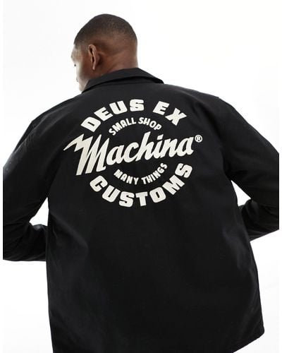 Deus Ex Machina Amped Coach Jacket - Black