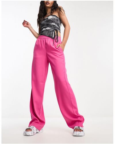 JJXX Poppy Tailored Dad Trousers - Pink
