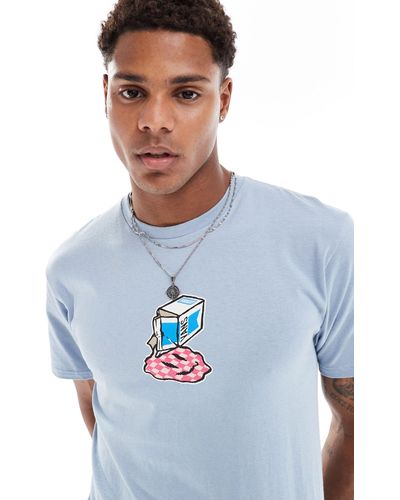 Vans T-shirt With Small Graphic - Blue