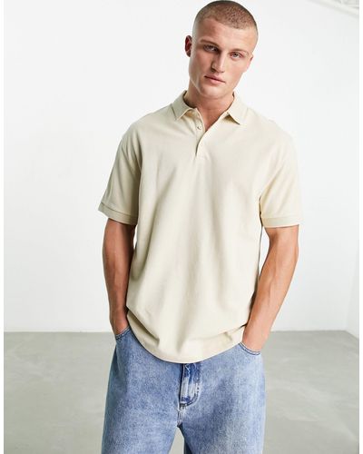 ASOS Relaxed Fit Polo - White