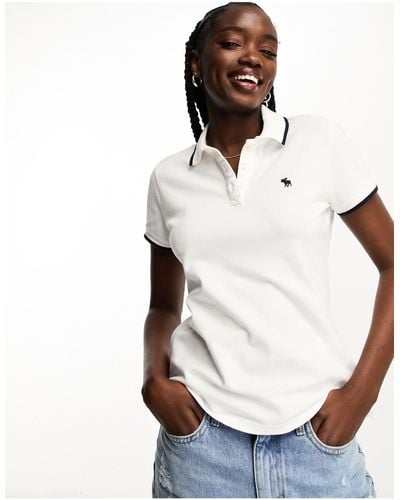 Abercrombie & Fitch Poloshirt - Wit