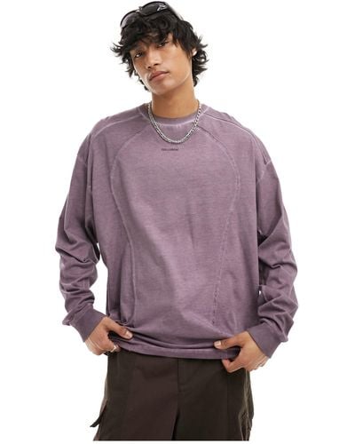 Collusion Long Sleeve T-shirt - Purple