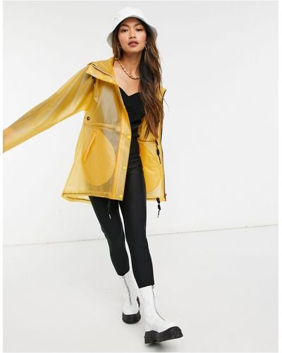 HUNTER Womens Original Raincoat - Yellow