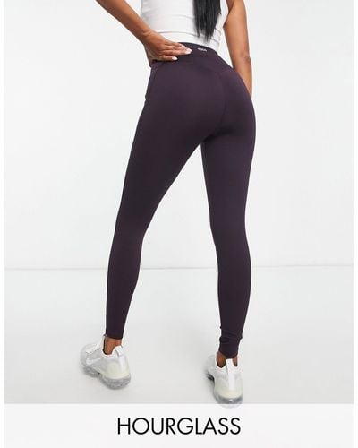 ASOS 4505 Hourglass Icon legging With Bum Sculpt Seam Detail And Pocket - Blue