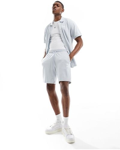 PUMA Classics Pique Terrycloth Shorts - White