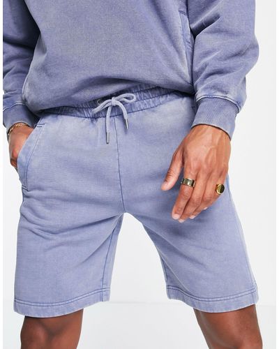 TOPMAN – oversize-shorts - Blau