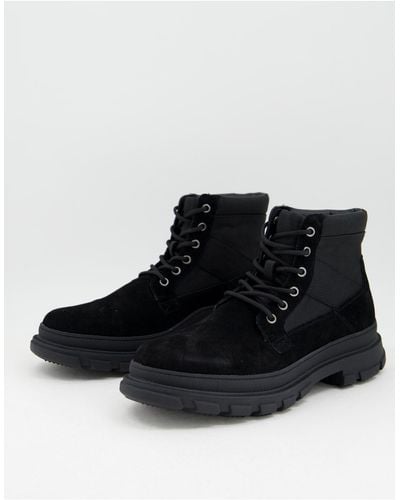 Office Binley Lace Up Boots - Black