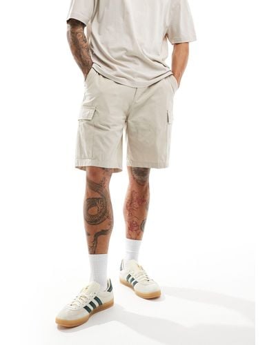 Obey Cotton Ripstock Classic Cargo Short - Natural