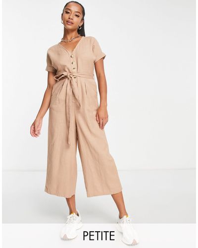 New Look Utility Jumpsuit - Natural