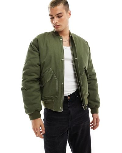 ASOS Oversized Padded Jacket - Green